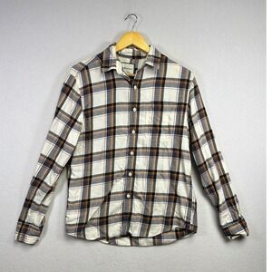 American Eagle Outfitters Plaid Flannel Shirt Super Soft Long Sleeve Button Smal